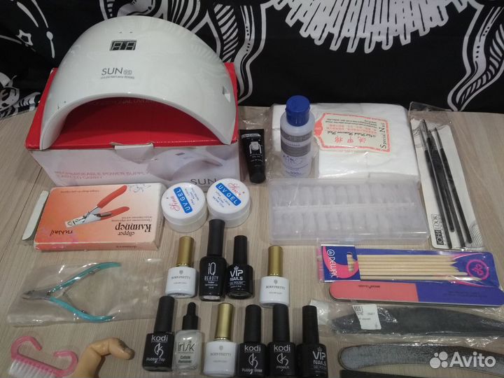 Набор для маникюра и наращивания ногтей