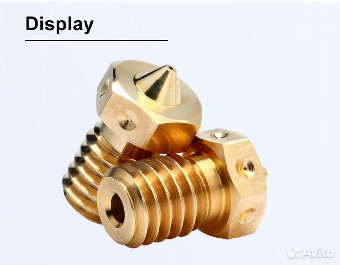 Сопло E3D V6 для 3d принтера от Trianglelab 0,4mm
