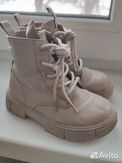 Ботинки zara 23 размер для девочки
