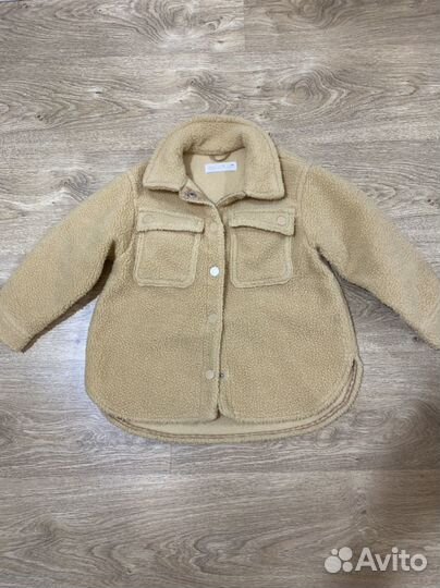 Куртка рубашка zara для девочки 116