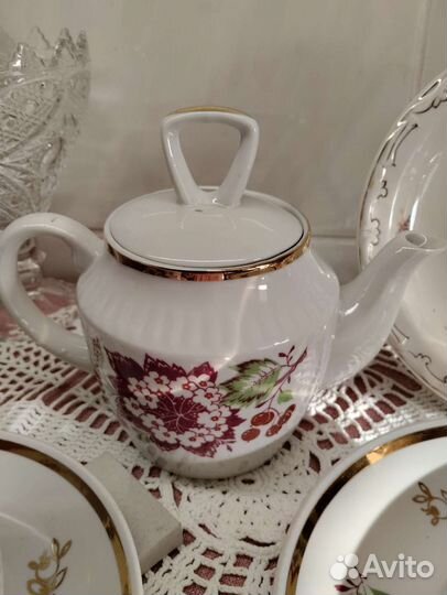 Сервиз чайный Вербилки,фарфор Хайта и др