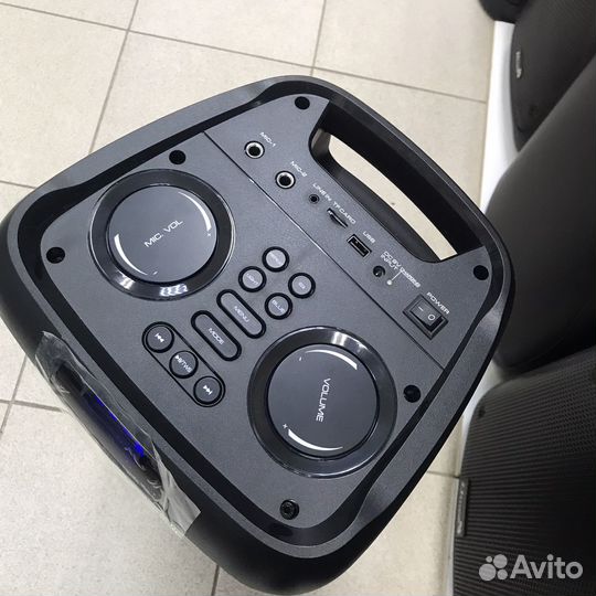 Колонки блютуз колонка 45вт с микрофоном ao-200