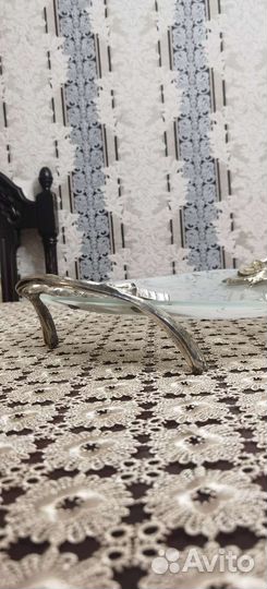 Поднос стеклянный