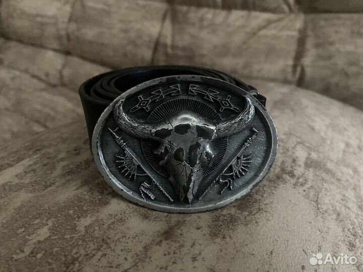 Мужской кожаный ремень