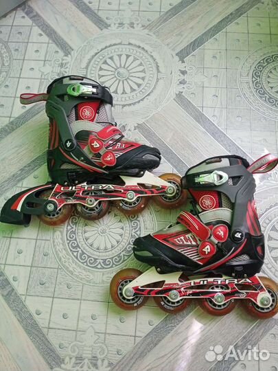 Роликовые коньки детские раздвижные