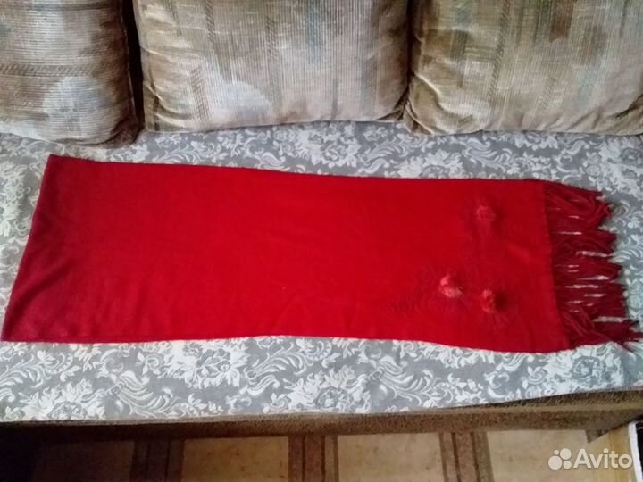 Шарф женский, шерсть, длинный