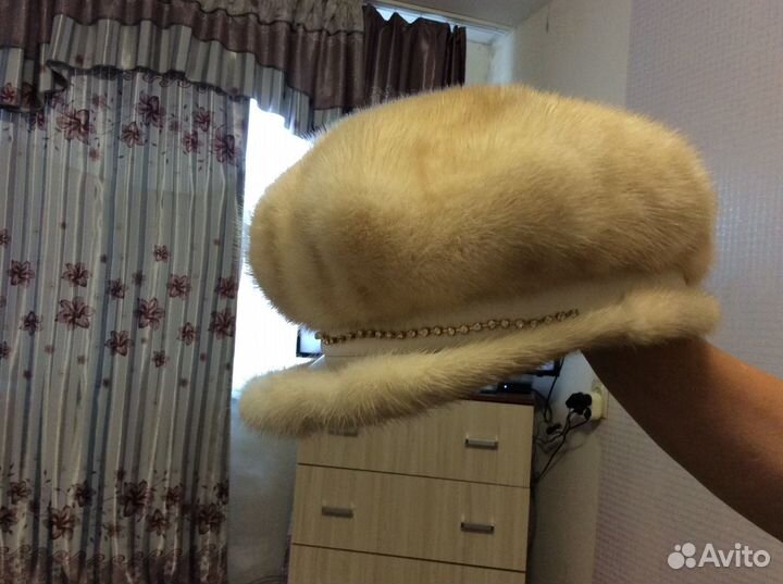 Норковая кепка женская зимняя