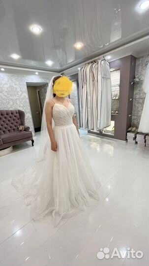 Свадебное платье 42 44 пышное