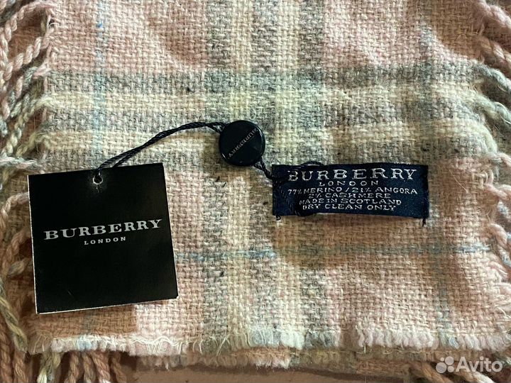 Шарф Burberry, оригинал (шерсть мерино, ангора)