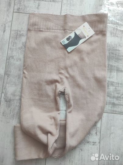 Лосины бежевые лапша 50-52