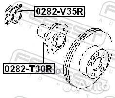 0282-V35R к-т подш. ступ.зад. Nissan 350Z 3.5