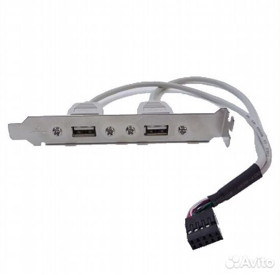 Б/у порт для системной платы 2xUSB 2.0