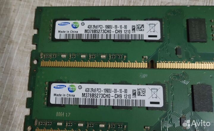 Оперативная память 4 Гб DDR3
