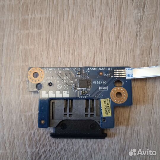 Шлейф, плата картридера Lenovo G500