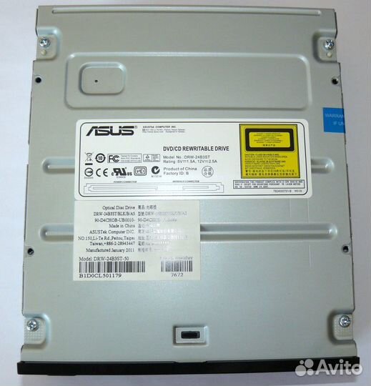 Оптический привод DVD-RW Asus DRW-24B3ST