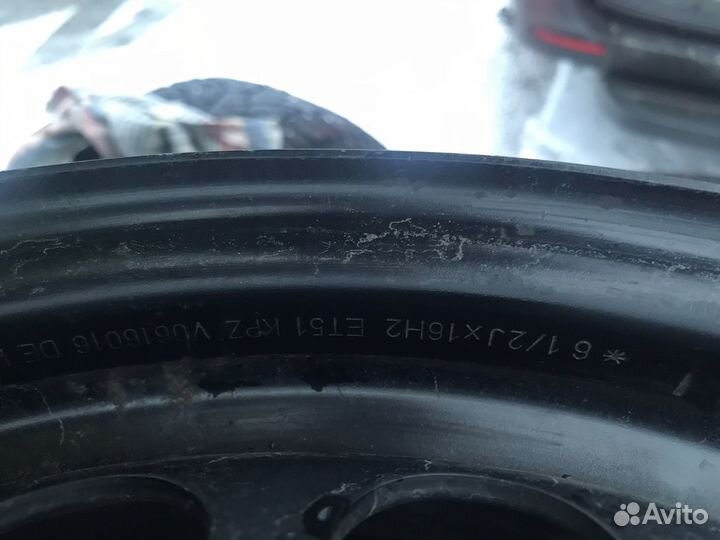 Диски оригинал r16. WV T5/ T6