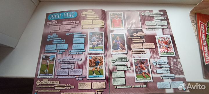 Альбом с наклейками евро фут 1996