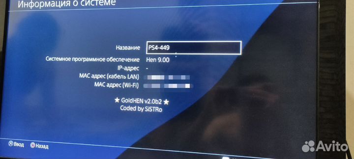 Sony PS4 slim прошитая 9.00