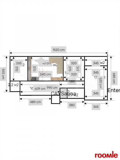 3-к. квартира, 85 м², 16/23 эт.