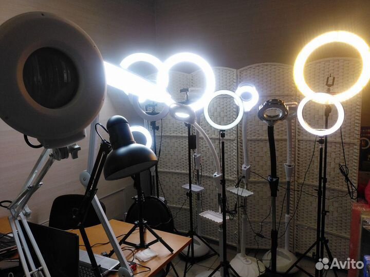 Кольцевая лампа Лампа лупа