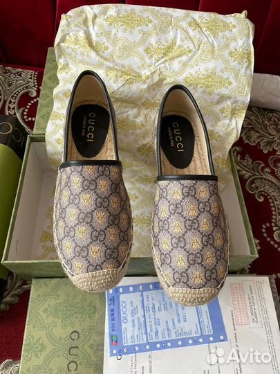 Эспадрильи натуральная кожа