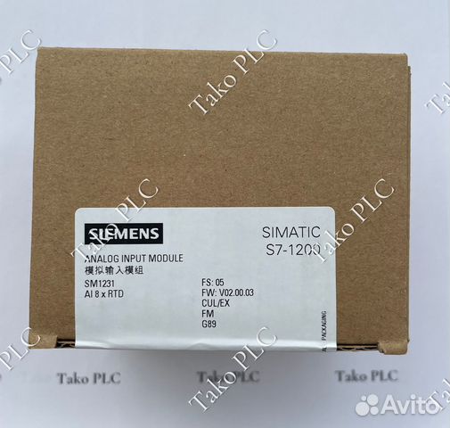 Siemens S7-1200 SM1231 8xAI (RTD)