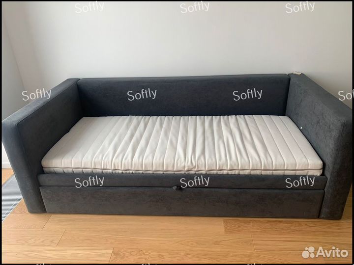 Детская кровать с мягкими бортиками