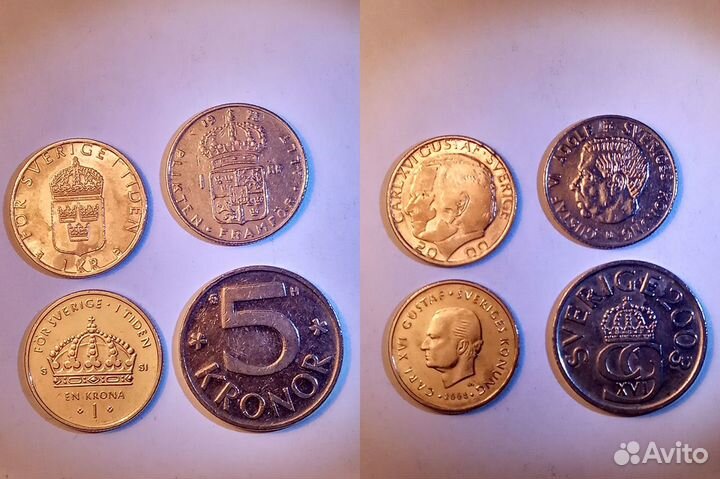 Монеты современные, из обращ. - Албании и др стран