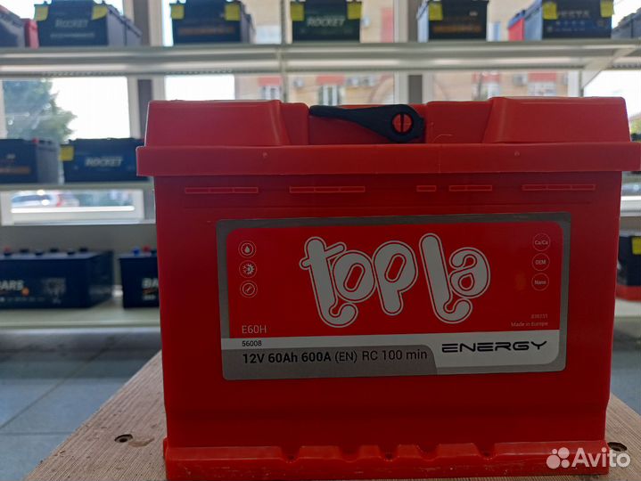 Аккумулятор Topla 60 Ah 600 A