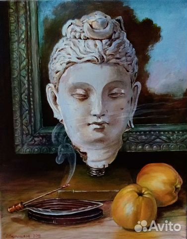 Картина маслом на холсте мысли