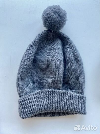 Шерстяные шапка и шарф-снуд H&M р.86/92