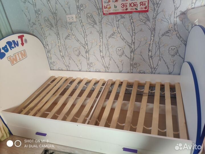 Детская кровать от 3 лет с матрасом бу