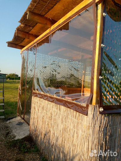 Мягкие окна для беседок.москитные сетки