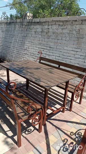 Скамейка садовая,стол
