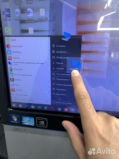 Моноблок acer aspire Z5763 сенсорный