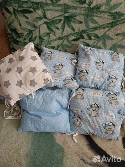 Бортики в детскую кроватку