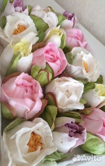 Зефирные коробочки, букеты, корзинки