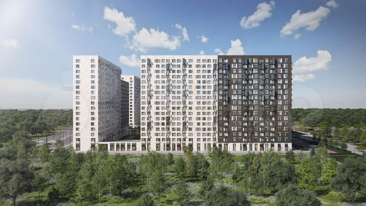 2-к. квартира, 41,1 м², 6/17 эт.
