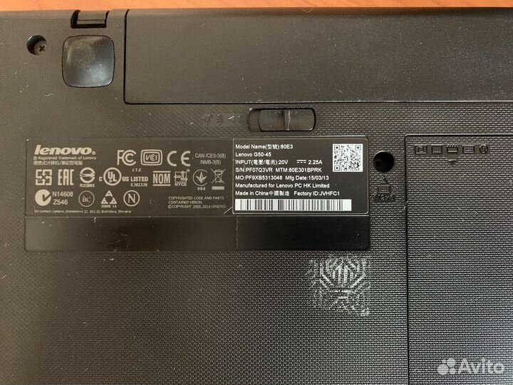 Lenovo G50-45 80E3