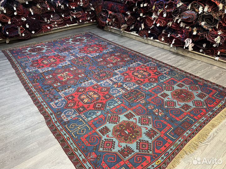 Ковер 795. Антикварный сумах конца 19 века