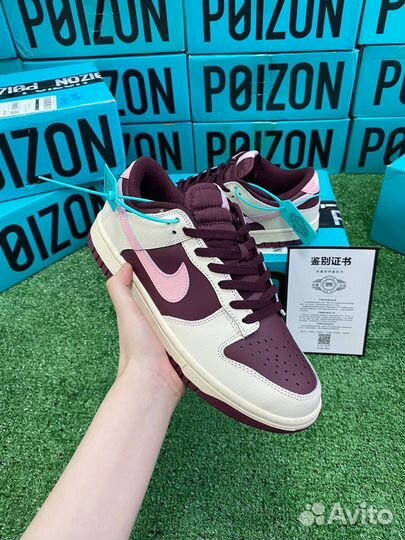 Nike SB Dunk Low Night Maroon Оригинал Poizon