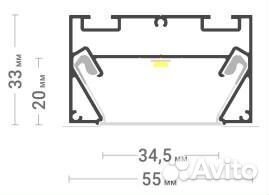 Профиль trek 01 для натяжных потолков