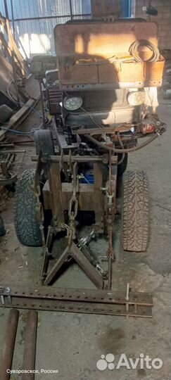 Самодельный мини трактор переломка