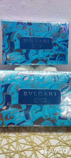 Туалетная вода мужской набор Bvlgari 3*15 ml