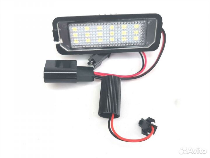 LED подсветка номера VW Golf Passat