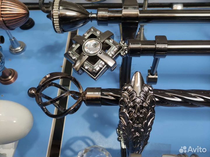 Карниз для штор металлический