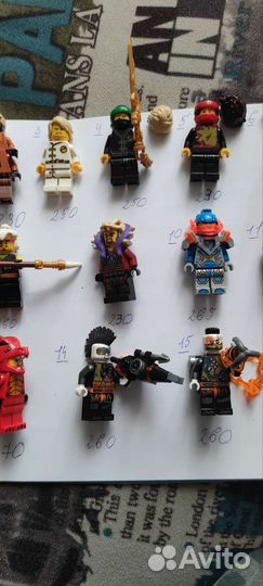 Lego фигурки ninjago,nexo knights,минифигурки