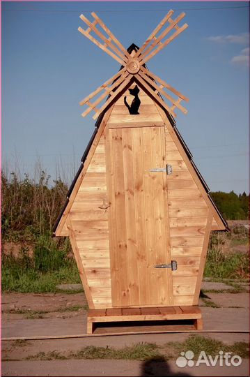 Дачный туалет с установкой BAG336