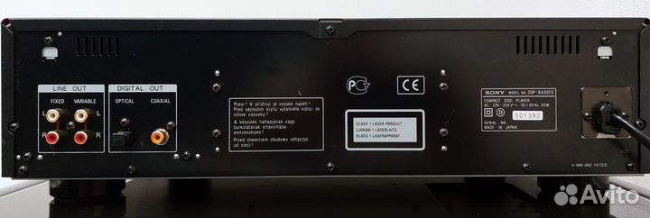 Cd проигрыватель sony XA30ES