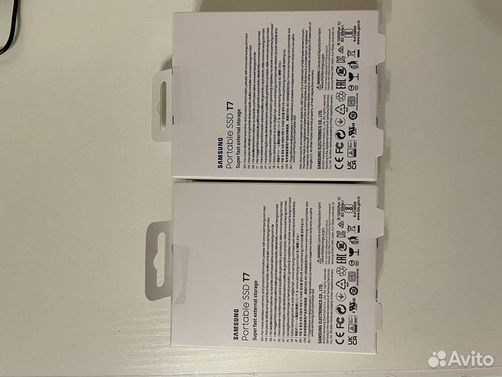 Внешний SSD Samsung T7 500gb запечатан новый чек